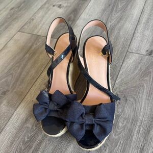 Kate Spade Black Bow Sandals